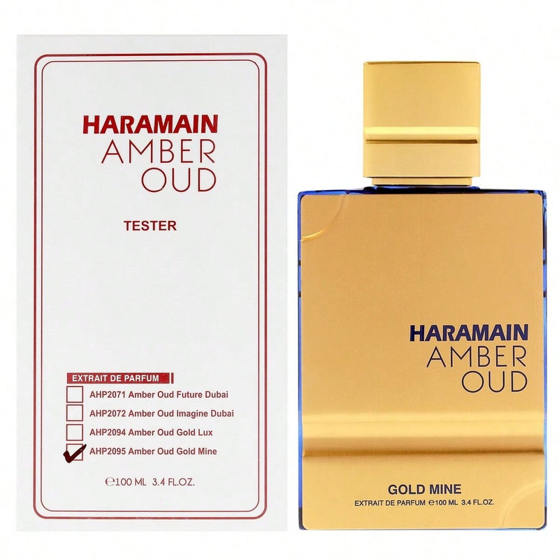 Amber Oud - Gold Mine By Al Haramain For Unisex - 3.4 Oz Extrait De Parfum Spray
