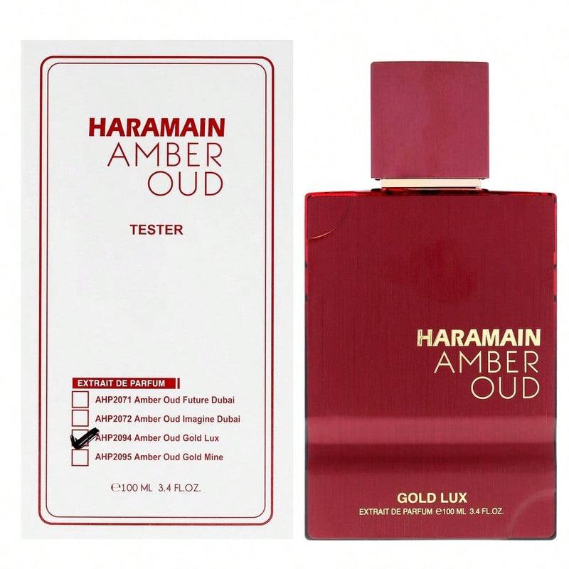 Amber Oud - Gold Lux By Al Haramain For Unisex - 3.4 Oz Extrait De Parfum Spray