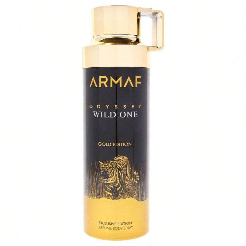 Odyssey - Wild One Gold Edition by Armaf for Men - 6.8 oz Body Spray
