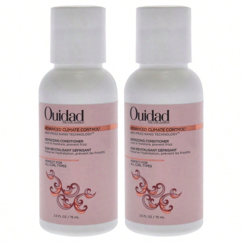 Advanced Climate Control Defrizzing Conditioner by Ouidad for Unisex - 2.5 oz Conditioner - Pack of 2