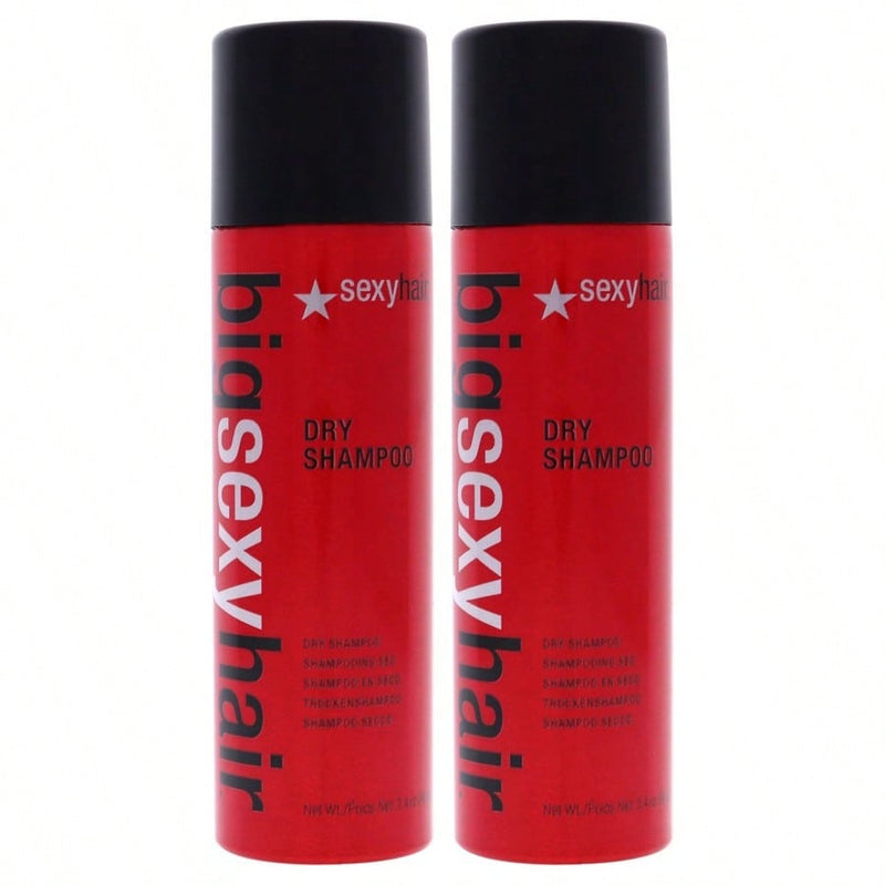 Big Sexy Hair Dry Shampoo by Sexy Hair for Unisex - 3.4 oz Dry Shampoo - Pack of 2