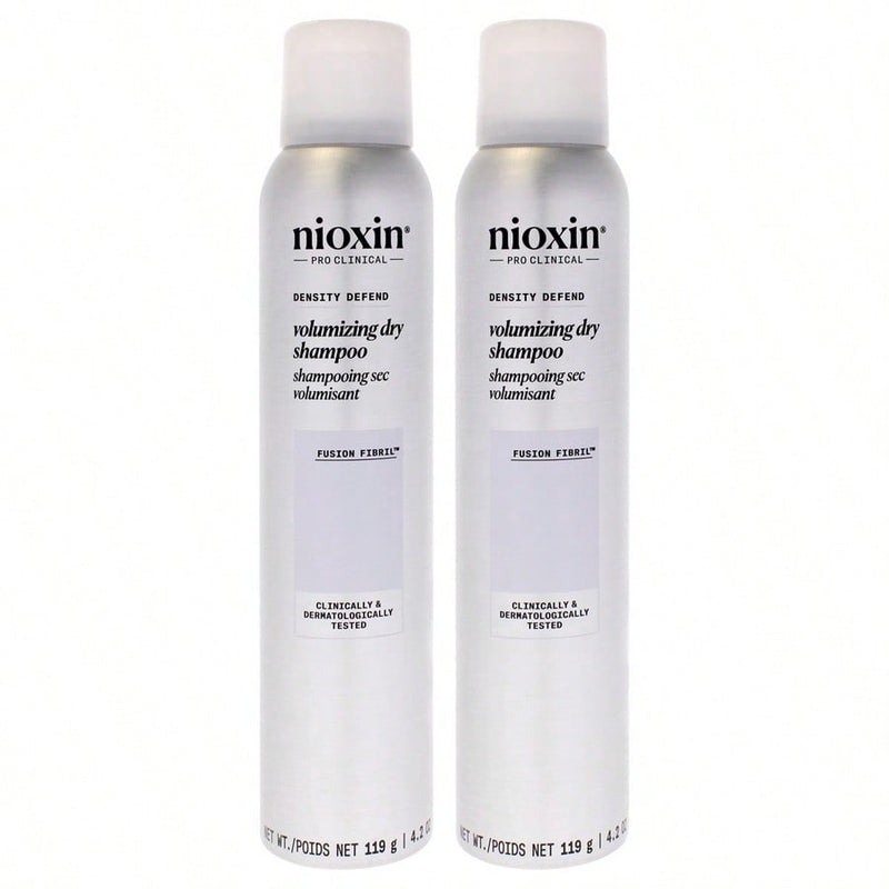 Density Defend Volumizing Dry Shampoo by Nioxin for Unisex - 4.2 oz Dry Shampoo - Pack of 2