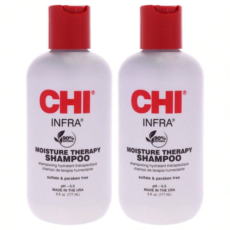 Infra Shampoo by CHI for Unisex - 6 oz Shampoo  - Pack of 2