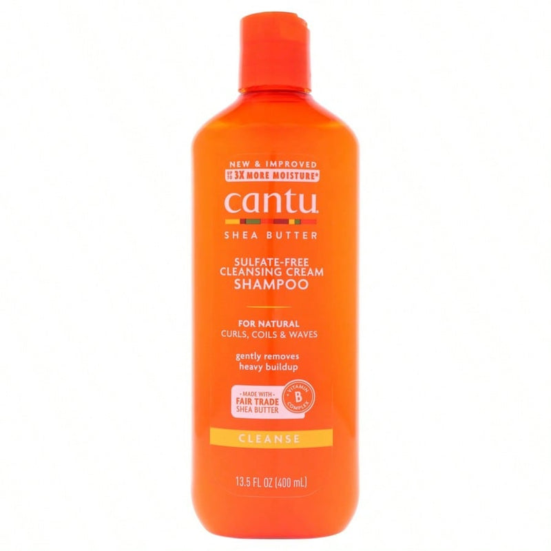 Shea Butter Sulfate free Cleansing Cream Shampoo by Cantu for Unisex - 13.5 oz Shampoo