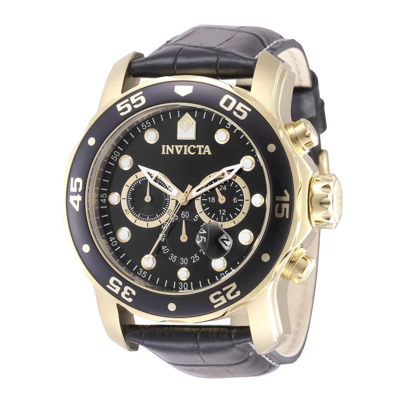 Invicta Pro Diver Men's Quartz 48mm Watch – Leather