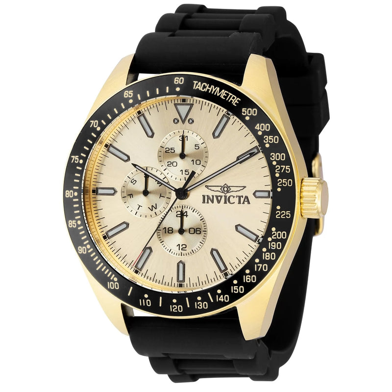 Invicta Aviator Men's Quartz 45mm Watch – Silicon