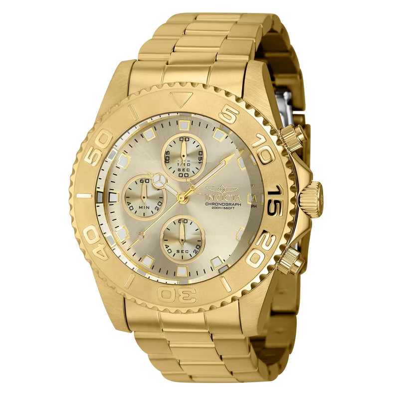 Invicta Pro Diver Men's Quartz 44mm Watch – Stainless Steel