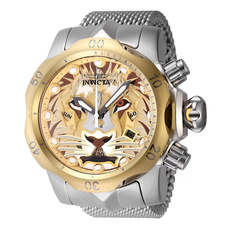 Invicta Venom Men's Quartz 54mm Watch – Stainless Steel
