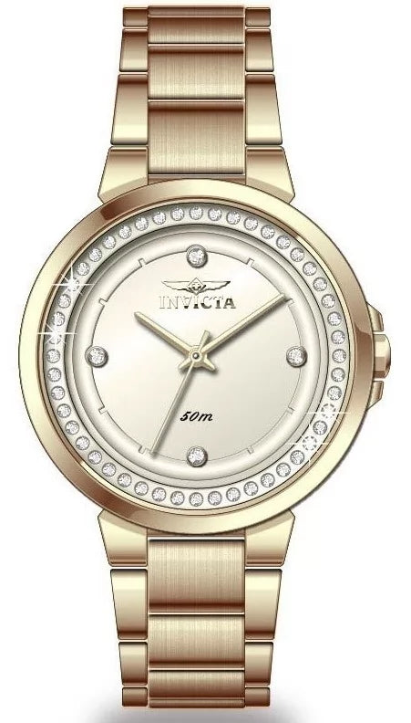 Invicta Angel Women's Quartz 33mm Watch – Stainless Steel