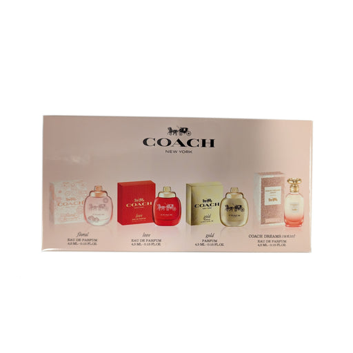 Coach Gift Set - Floral Mini EDP + Love Mini EDP + Gold Mini EDP + Dreams Sunset Minni EDP Women's Eau De Parfum Gift Set
