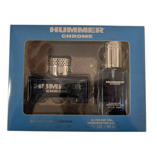 Hummer Chrome + Body Men's Eau De Toilette Gift Set