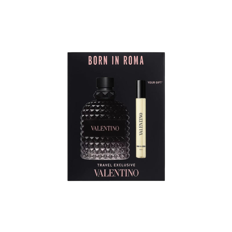 Valentino Uomo Born In Roma 2: + Men's Eau De Toilette Gift Set