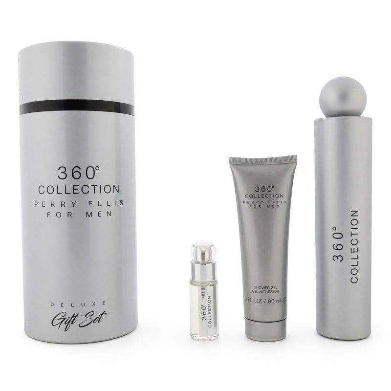 Perry Ellis 360 Deluxe Men's Eau De Toilette Gift Set