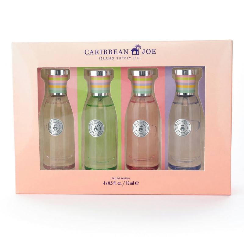 Caribbean Joe 4 Piece Women's Eau De Parfum Gift Set