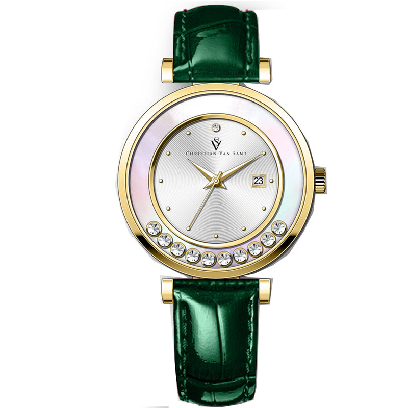 Christian Van Sant Bria Women's Quartz 40mm Watch