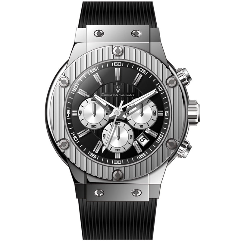 Christian Van Sant Monarchy Men's Quartz 46mm Watch
