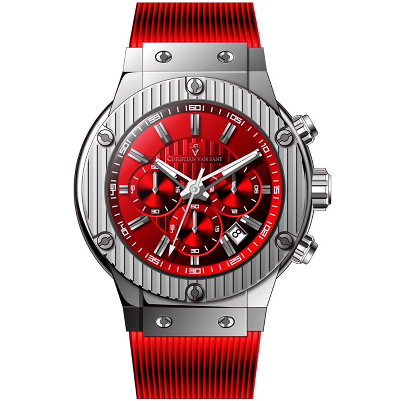 Christian Van Sant Monarchy Men's Quartz 46mm Watch