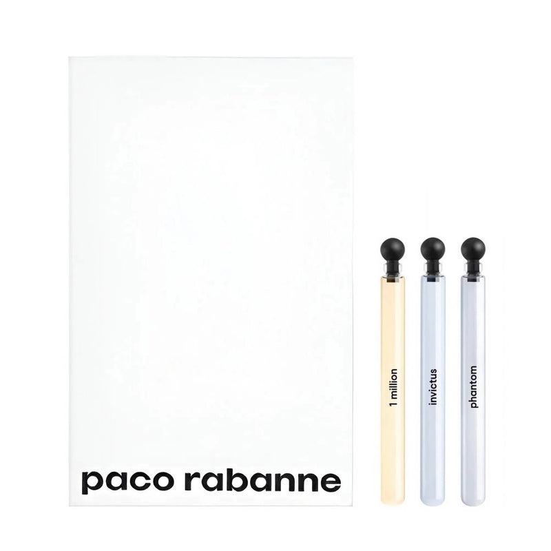 Paco Rabanne 3: 1 Million + Invictus + Phantom Men's Eau De Toilette Gift Set