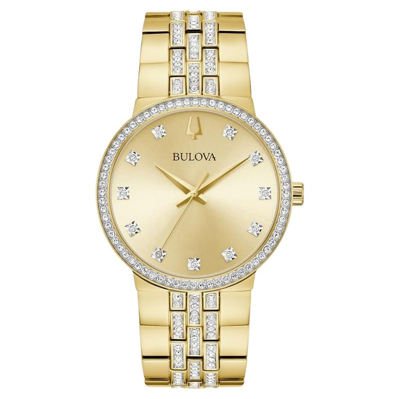 Bulova Crystal Men's Quartz 40mm Watch