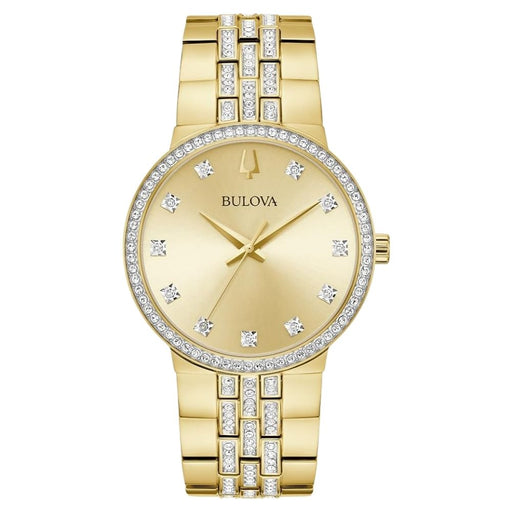 Bulova Crystal Men's Quartz 40mm Watch
