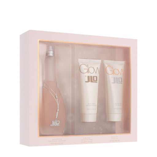 Jennifer Lopez J Lo Glow + Body Lotion + Shower Gel Women's Eau De Toilette Gift Set