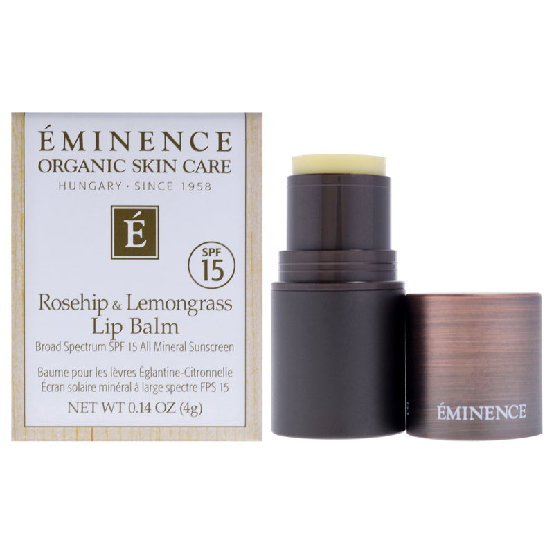 Eminence Rosehip And Lemongrass Lip Balm SPF 15