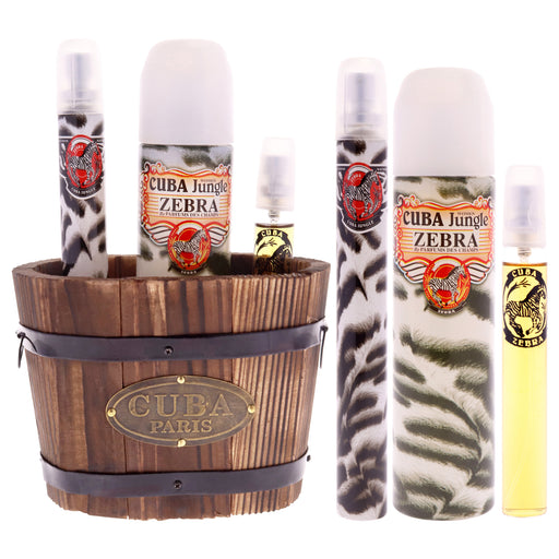 Cuba Jungle Zebra 3pc Women's Eau De Parfum Gift Set