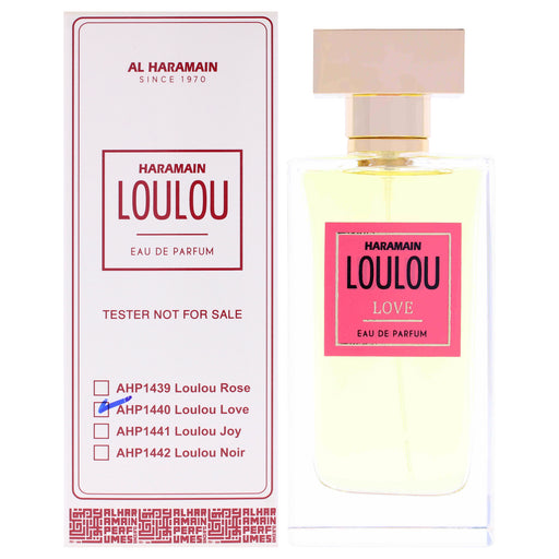 Al Haramain Loulou Love Women's Eau De Parfum (Tester)