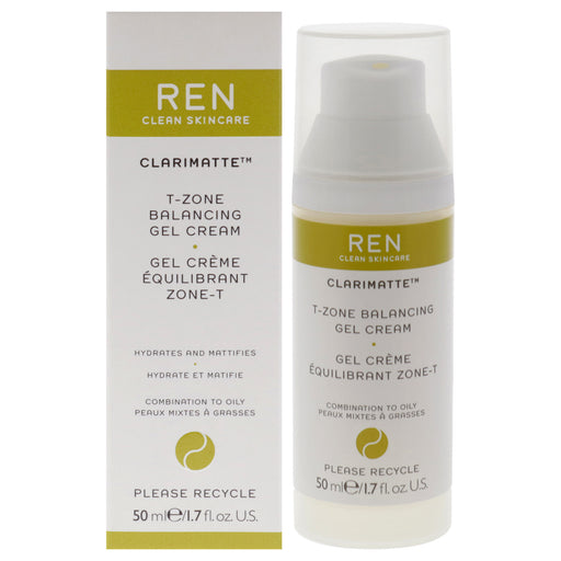 Ren Clarimatte T-Zone Balancing Gel Cream Combination To Oily