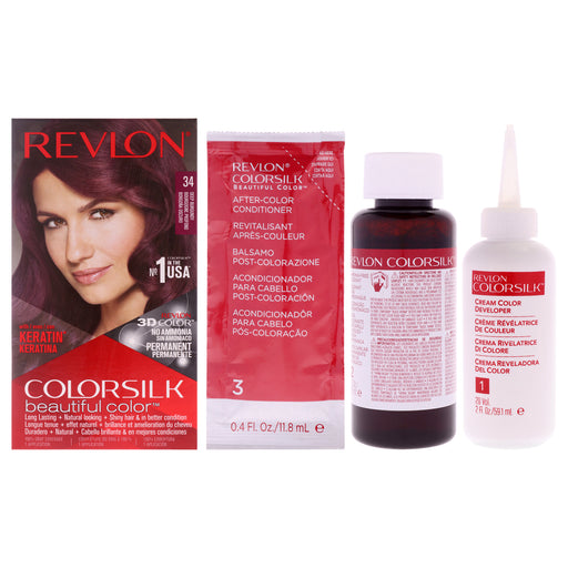 Revlon Colorsilk Beautiful Color 34 Deep Burgundy