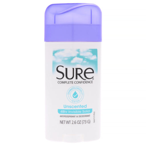 Sure Invisible Solid Anti-Perspirant And Deodorant Unscented