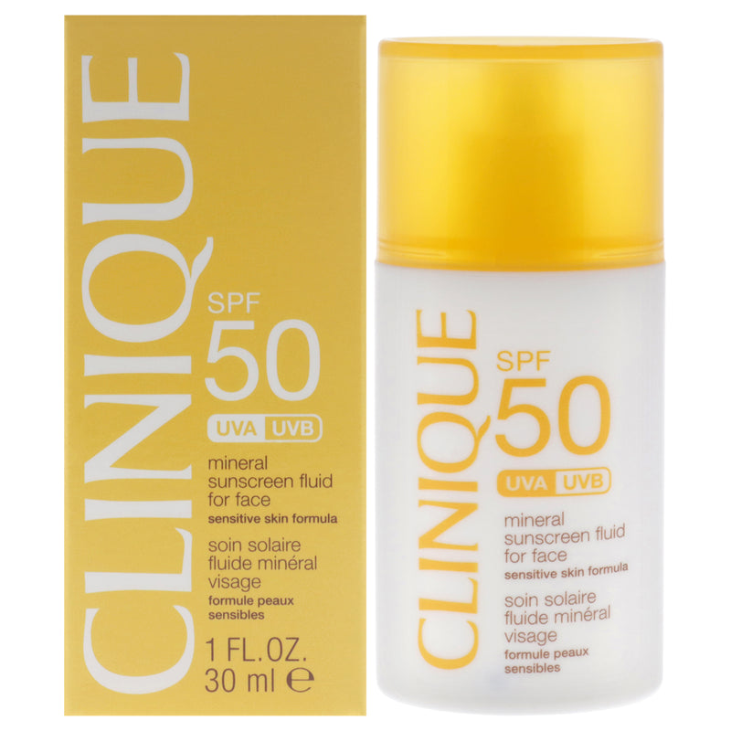 Clinique Mineral Sunscreen Fluid For Face Spf 50