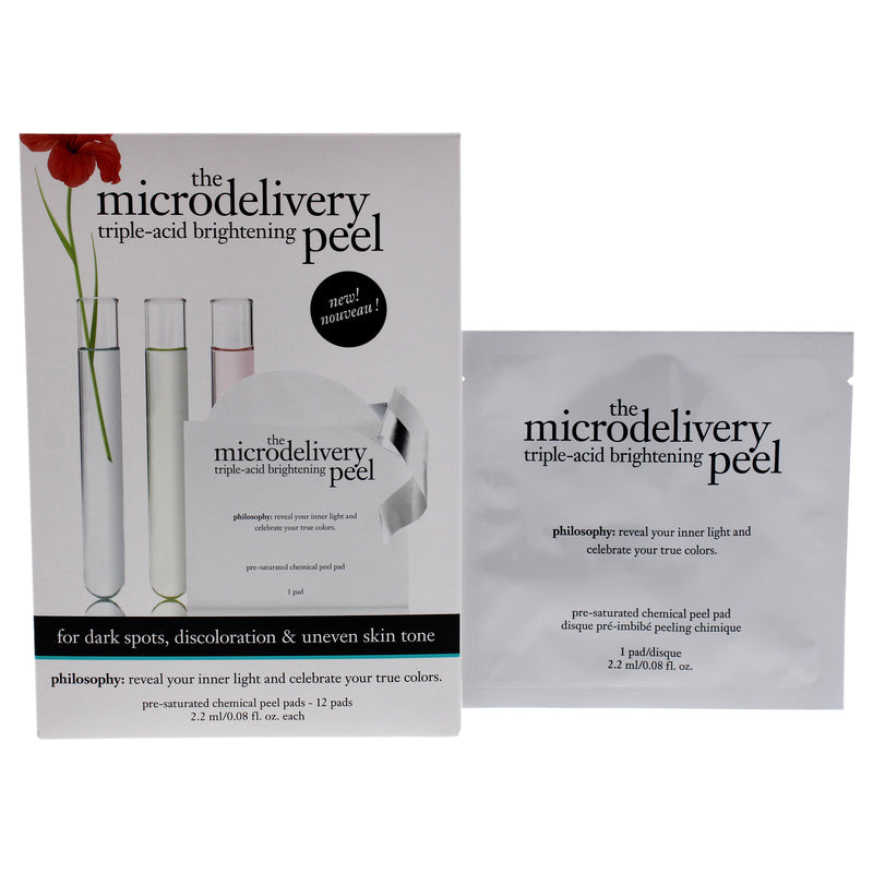 Philosophy The Microdelivery Triple-Acid Brightening Peel Pad Unisex Gift Set
