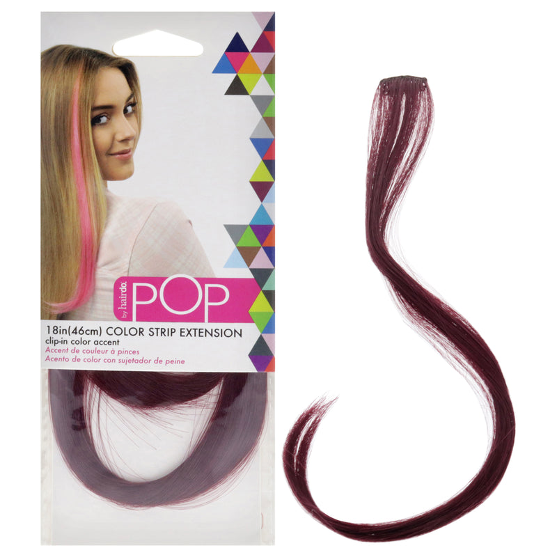 Hairdo Pop Color Strip Extension Berry Kiss for Women