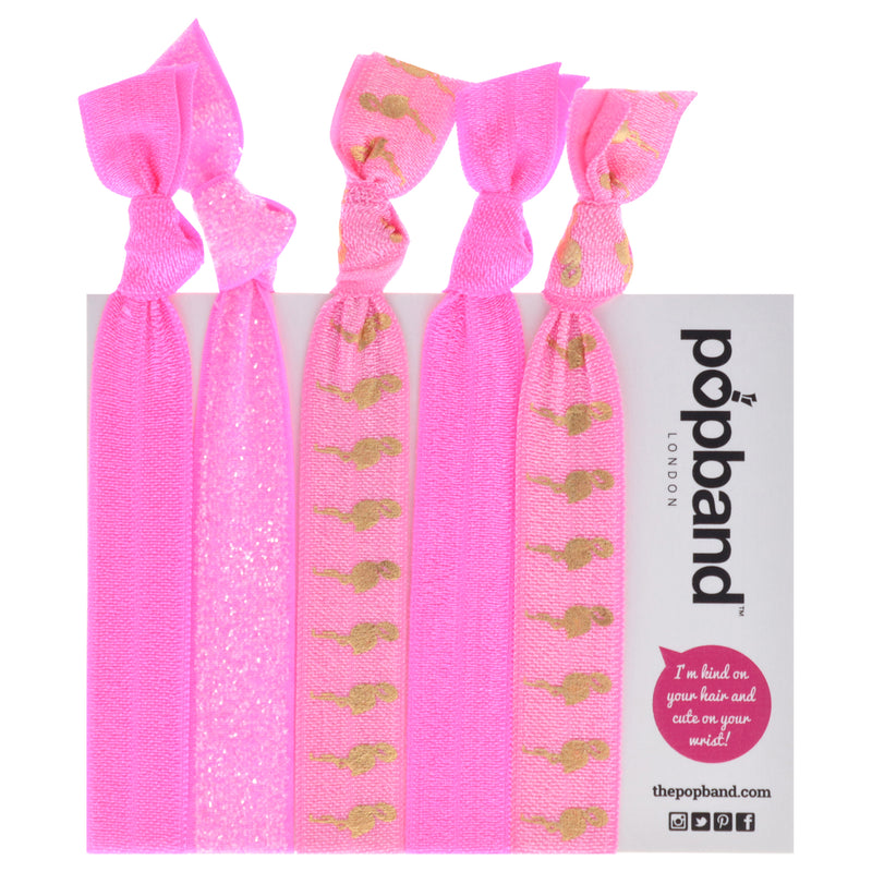 Popband Hair Tie Flamingo Women's Gift Set