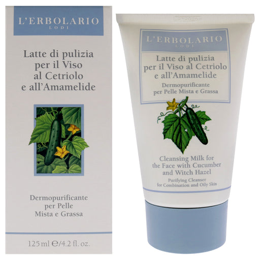 Lerbolario Cleansing Milk Cucumber And Witch Hazel