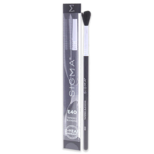 Sigma Tapered Blending Brush E40 Black-Chrome Women's Gift Set