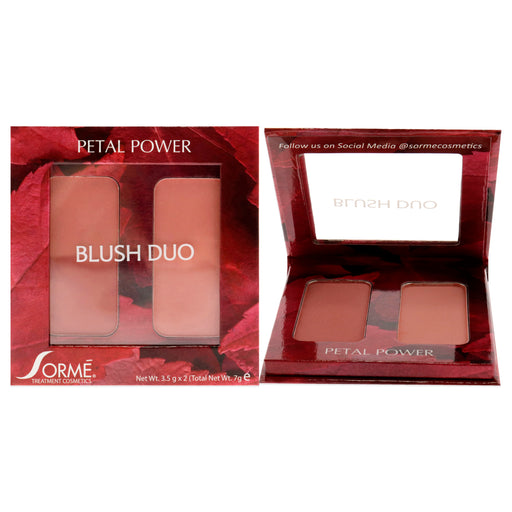 Sorme Cosmetics Blush Duo Compacts Petal Power
