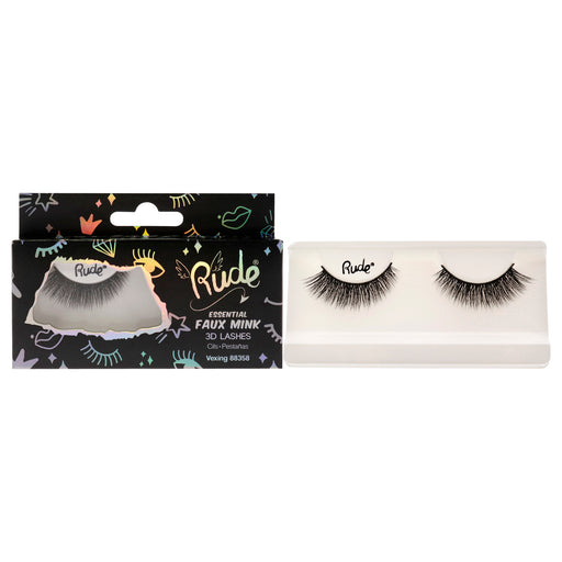 Rude Cosmetics Essential Faux Mink 3d Lashes Vexing