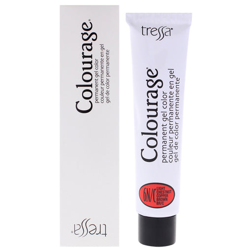 Tressa Colourage Permanent Gel Color 6nc Light Chestnut Copper Br