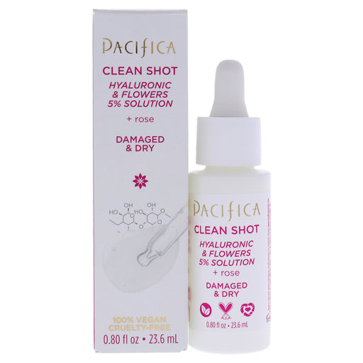 Pacifica Clean Shot Hyaluronic And Flowers 5 Percent Solution