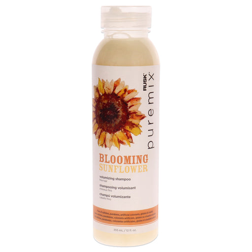 Rusk Puremix Blooming Sunflower Volumizing Shampoo Fine Hair