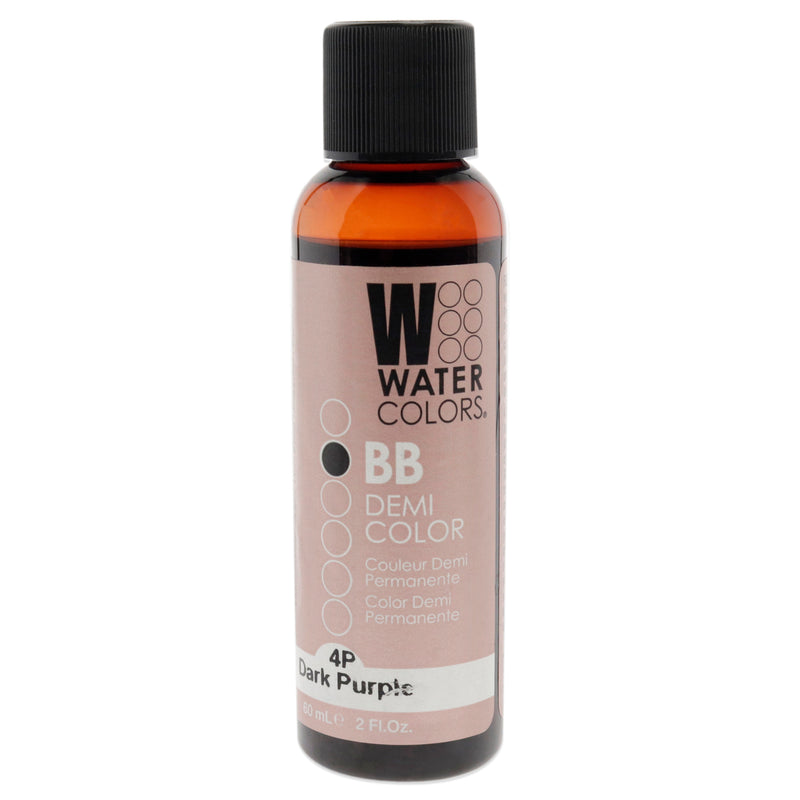 Tressa Watercolors Bb Demi-Permanent Hair Color 4p Dark Purple