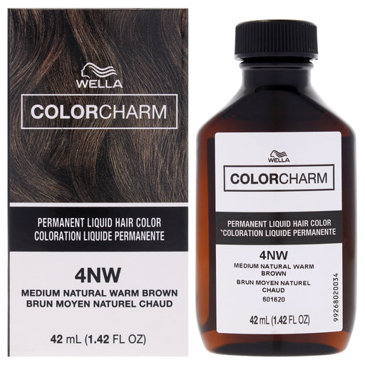 Wella Color Charm Permanent Liquid Hair Color 4nw Medium Natural