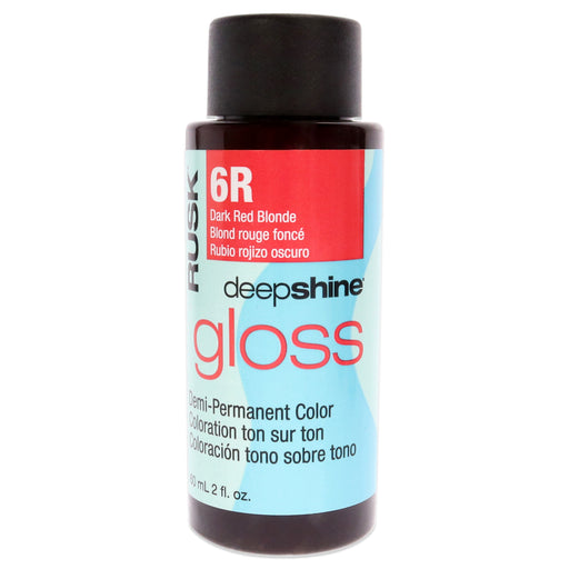 Rusk Deepshine Gloss Demi-Permanent Color 6r Dark Red Blonde
