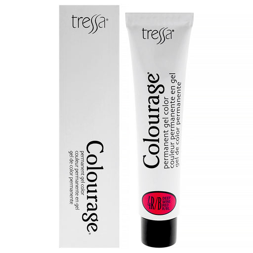 Tressa Colourage Permanent Gel Color 4rb Deep Wine Red