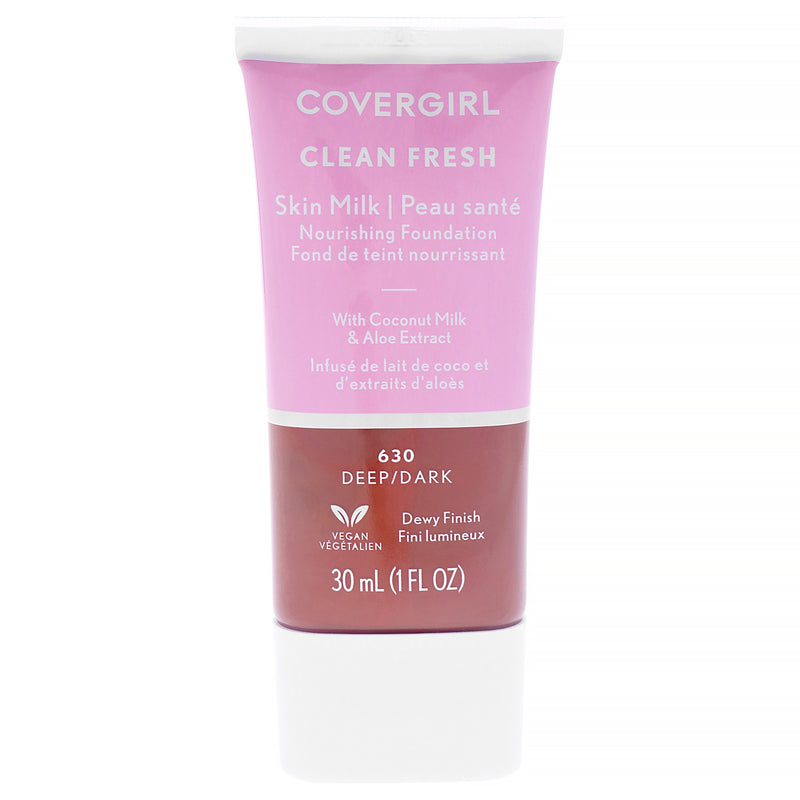 Covergirl Clean Fresh Skin Milk Foundation 630 Deep Dark
