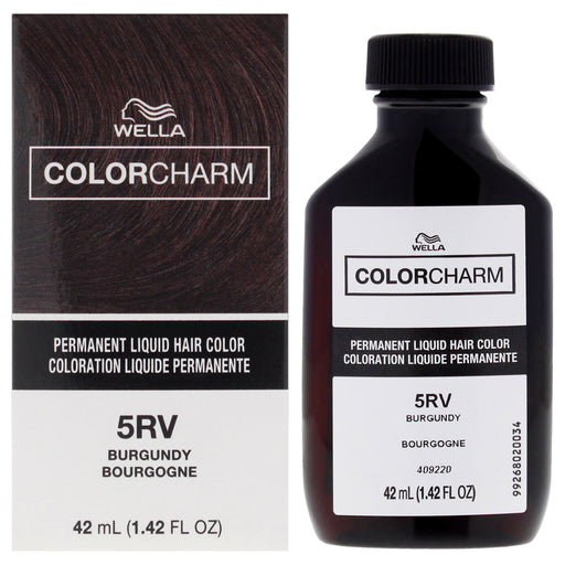 Wella Color Charm Permanent Liquid Hair Color 5rv Burgundy