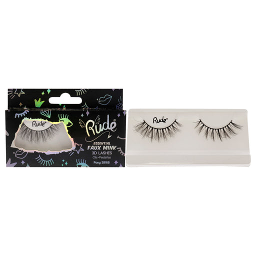Rude Cosmetics Essential Faux Mink 3d Lashes Foxy