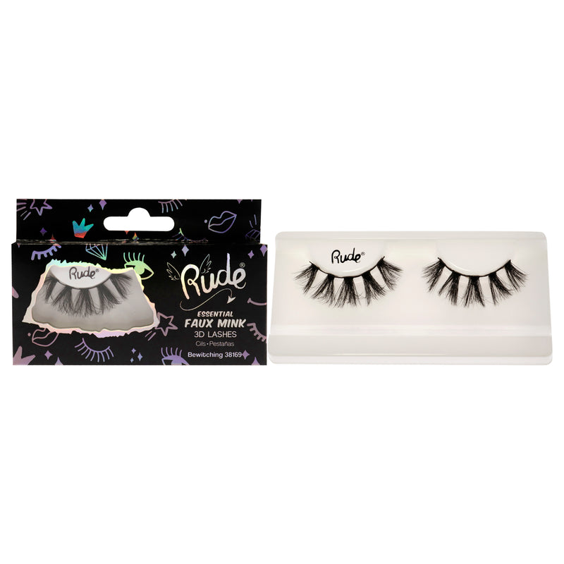 Rude Cosmetics Essential Faux Mink 3d Lashes Bewitching